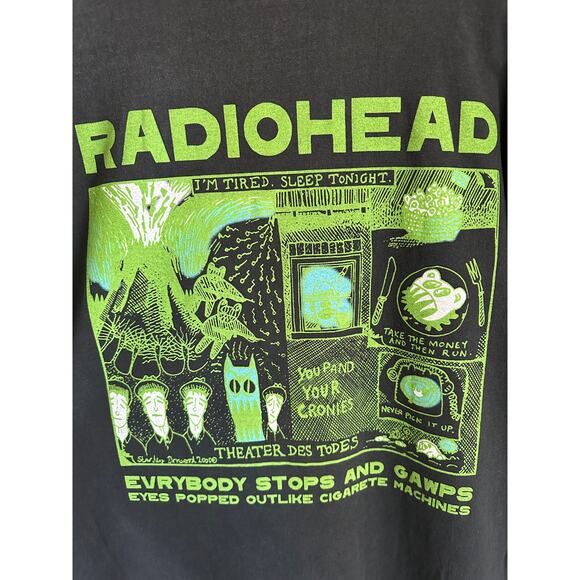 Radiohead "Fast-Track" Vintage T-shirt Reprint Brockum Tag Single Stitch Shirt - Picture 5 of 7